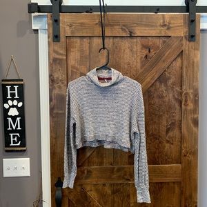 Free People cropped lightweight sweater